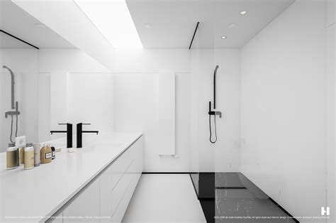 6 Perfectly Minimalistic Black And White Interiors