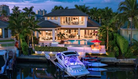 Luxury Waterfront Home In Naples Florida Архитектурный дизайн Ландшафтные планы Вилла