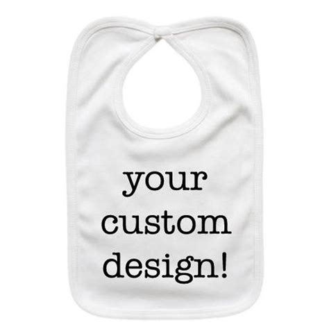 Personalized Baby Bib Baby T Custom Design Baby Bib Etsy