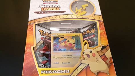 Pokemon Pikachu Shining Legends Pin Collection Unboxing Youtube