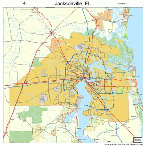 Albums Pictures Map Of Jacksonville Florida And Surrounding Cities Stunning