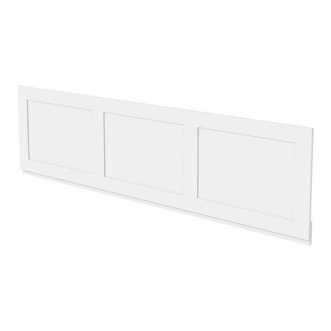 Rating 3.400139 out of 5. The Bath Co. Camberley white wooden straight bath front panel 1700mm (With images) | Straight baths