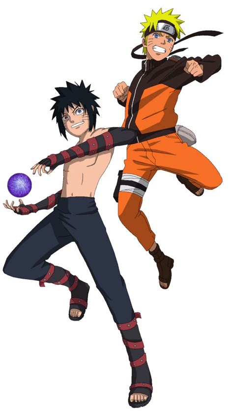Naruto Vs Menma Road To Ninja Lineart Colored By Dennisstelly On