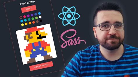 How To Build A Pixel Art Drawing App In React React Tutorial Youtube