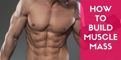 how to build muscle mass muscle building secret tips