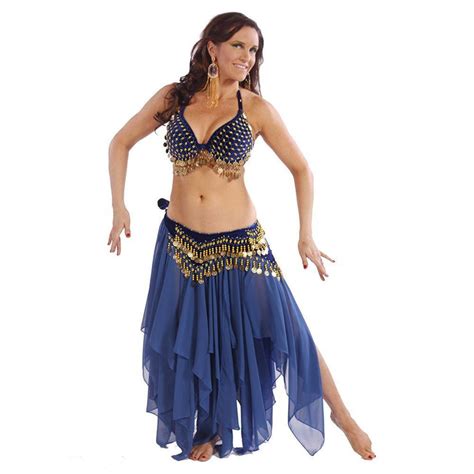 Belly Dance Velvet Bra Skirt And Hip Scarf Costume Set Tribal Tribute 6999 Usd Missbellydance
