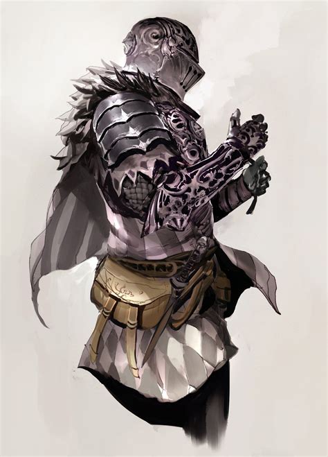 Black Knight By Kekai Kotaki Imaginaryknights Fantasy Character