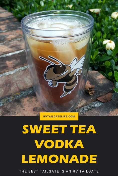 The beautiful color, the icy cold tart flavor mixed with a hint of sweet sugar. Easy Sweet Tea Vodka Lemonades - RV Tailgate Life | Recipe ...
