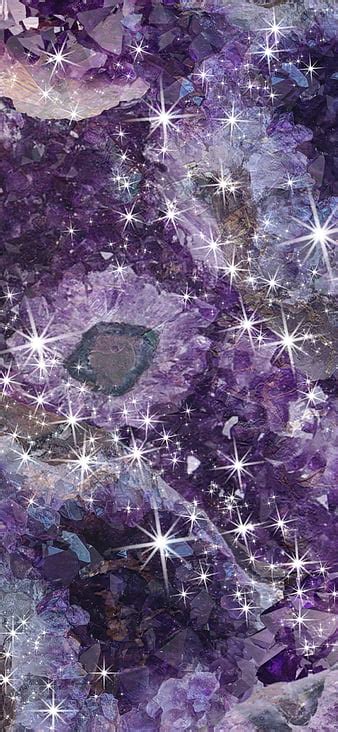 Mystical Purple Cave Crystal Geode Mage Mystic Power Stone Hd