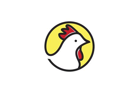 Chicken Logo By Zhr Creative On Creativemarket Cake Logo Design Best