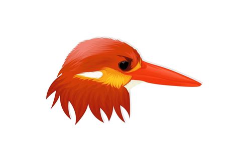 Red Bird In A Realistic Style 1314201 Vector Art At Vecteezy