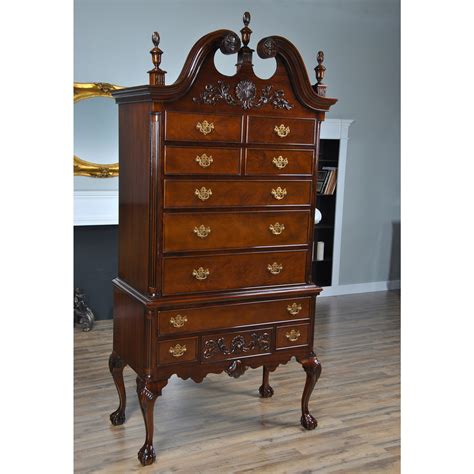 From furniture to home decor, we have everything you need to create a stylish space for your family and friends. Chippendale Mahogany High Chest, Niagara Furniture ...