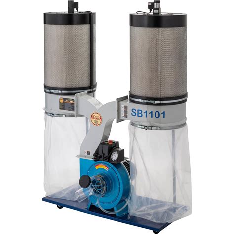 3 Hp Double Canister Dust Collector At