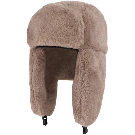 Winter 3 In 1 Thermal Fur Lined Trapper Bomber Hat With Ear Flap Full
