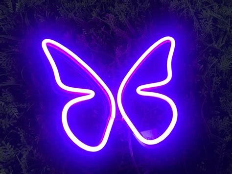 Butterfly Neon Lightneon Signled Neon Lightaccept Custom