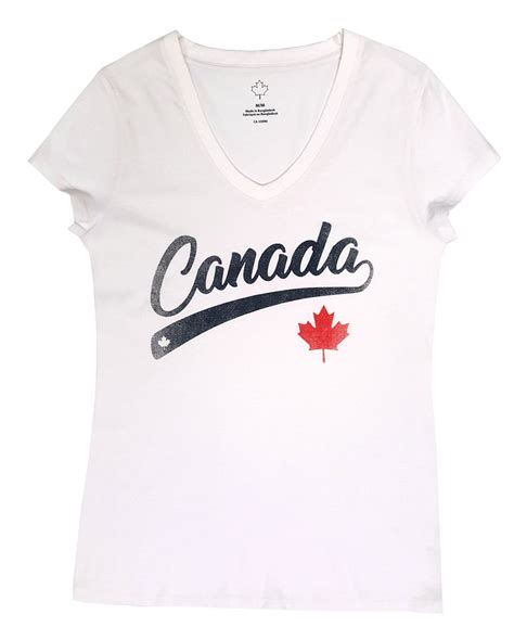 Canada Day Womens Short Sleeve T Shirt Walmart Canada