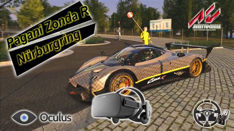 Assetto Corsa Oculus Rift Pagani Zonda R em Nürburgring