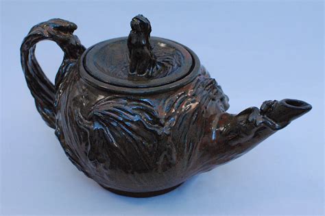 Nude Female Figure On Teapot R Pottery