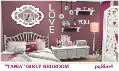 Tania Girly Bedroom At Pqsims4 Sims 4 Updates