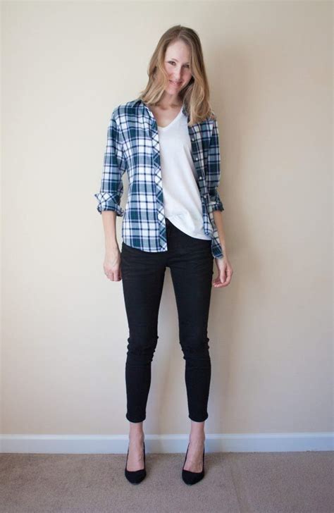 Outfit Ideas Flannel Flannel Shirt Outfit Tunic Outfit Flannel Pants