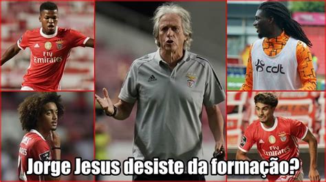 Benfica 2020 21 Jorge Jesus Desiste Da Formação Youtube