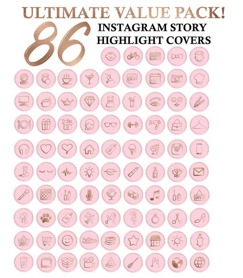 You'll need a computer to open the files 90 Instagram Story Highlight Icon Covers - ULTIMATE VALUE ...