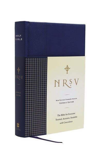 Nrsv Standard Catholic Edition Bible Anglicized Hardcover Navyblue