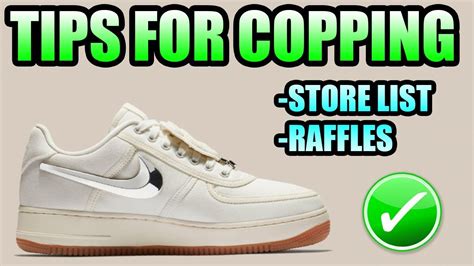 Tips For Copping The Travis Scott Air Force 1 Sail Raffles Store