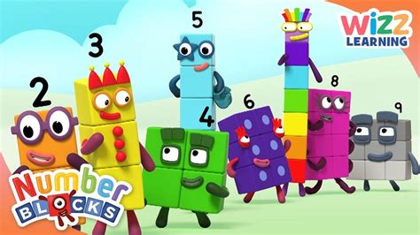 Numberblocks One To Ten Learn To Count Wizz Learning Youtube