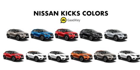 Nissan Kicks Colors New Suv India Model 11 Colors Gaadikey