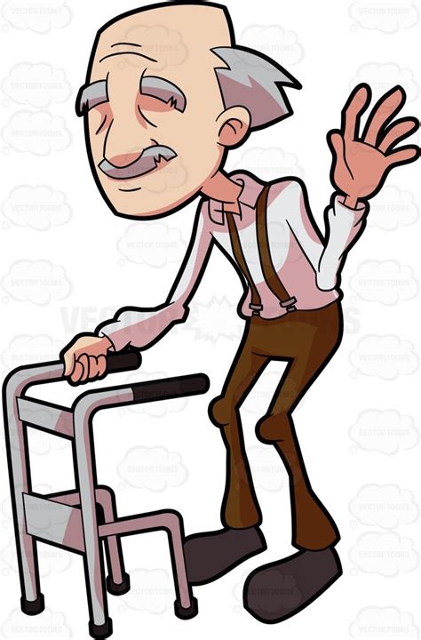 Old People Eith Walker Clipart 20 Free Cliparts Download Images On