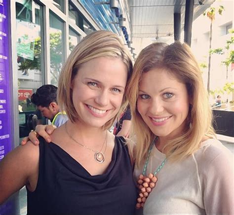 Candace Cameron Bure And Andrea Barber Pose With New Kids On The Block