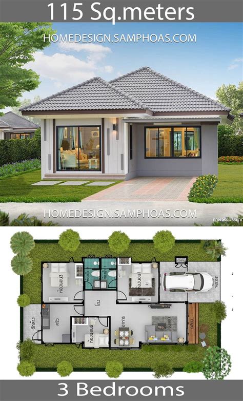 Home Design Plan 15x20m With 3 Bedrooms Home Ideas15x20m Bedrooms