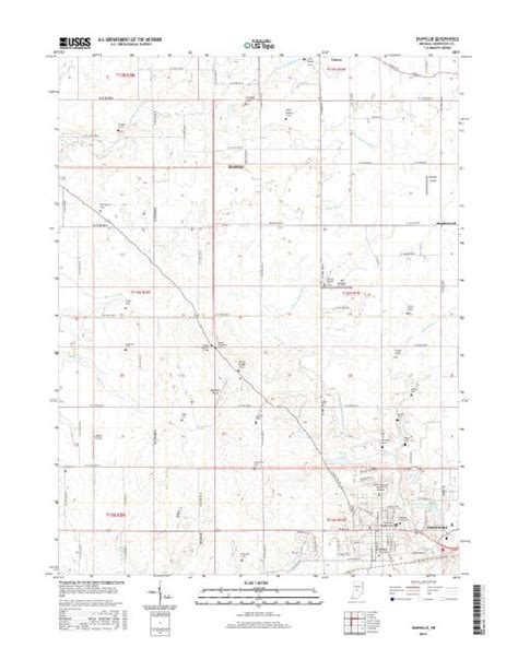 Mytopo Danville Indiana Usgs Quad Topo Map