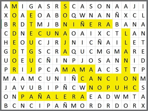 Descarga o imprime el crucigrama de baby shower. Crucigramas │ Juegos para Baby Shower para imprimir ...