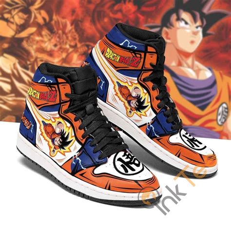 Goku Classic Dragon Ball Z Anime Sneakers Air Jordan Shoes Inktee Store