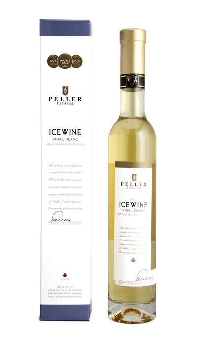 Ice wine is a sweet dessert wine. Peller Vidal Blanc Icewine
