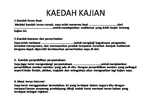 Kaedah Kajian Folio Sejarah Tingkatan 3