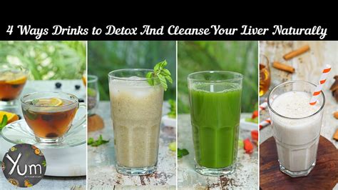4 Ways Drinks To Detox And Cleanse Your Liver Naturally Youtube
