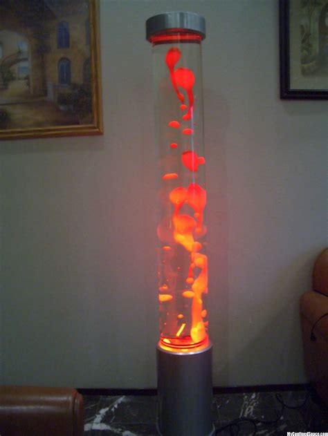 Floor Lamp With Lava Lamp • Cabinet Ideas