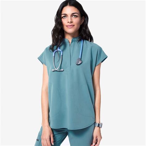 Figs coupons, sales & promo codes. Womens Hydrogreen Rafaela - Mandarin Collar Scrub Top ...