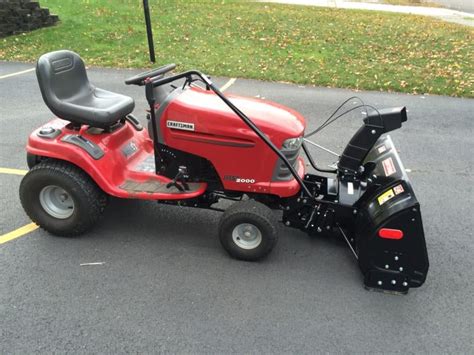 Installing A Used Craftsman Snowblower On A Riding