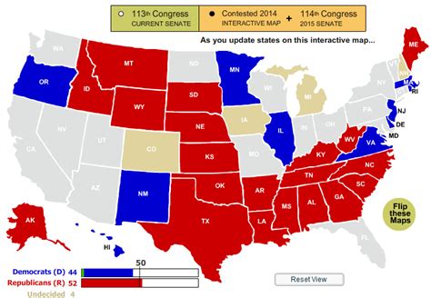 Looking At The Current 2014 Senate Map Moe Lane