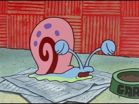 23 Gary The Snail Reactions For Everyday Situations Spongebob