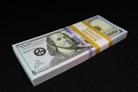 10K Full Print Realistic Prop Money New 10,000 Dollar Bills Cash Fake Movie Repl - Replicas ...