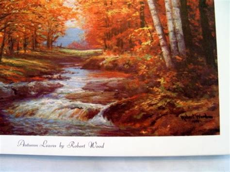 Lot Of 38 Autumn Leaves By Robert Wood 1959 Litho In Us Ebay