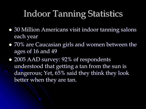 Ppt The Darker Side Of Indoor Tanning Powerpoint Presentation Free