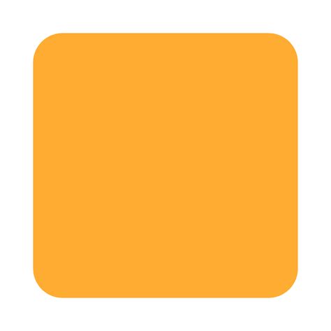 Orange Square Emoji - What Emoji 類