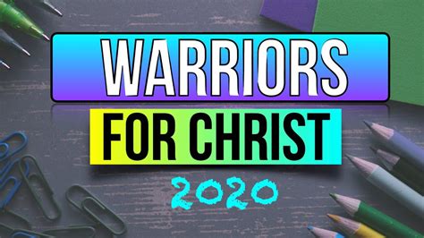 Warriors For Christ 22052020 Youtube