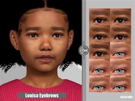 The Sims 4 Louisa Eyebrows By Msqsims The Sims Book
